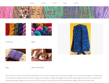 Tablet Screenshot of fiberhoundyarns.com